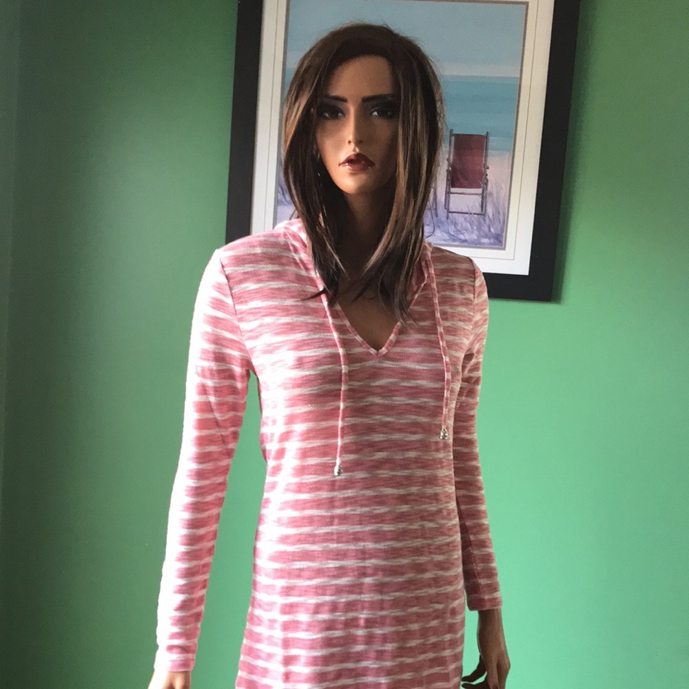 💜💜NWT Jean-Pierre Klifa Paris Cabana Hooded Coverup💜💜